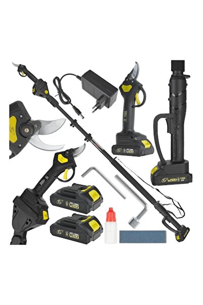 GEKO Foarfecă electrică de grădină cu tijă telescopică, 1.65 - 2.50 m, 30 mm,...