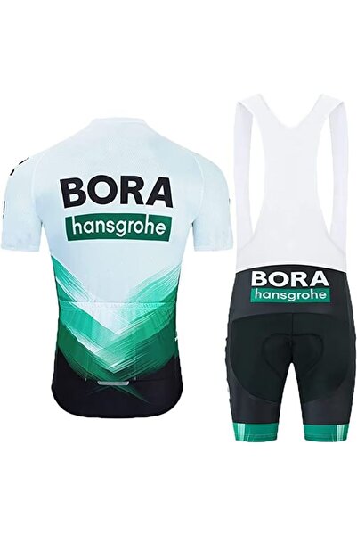Moxi Set Ciclism Bărbați Moxilyn – BORA Tricou Vară + Pantaloni cu Bazon 9D G...