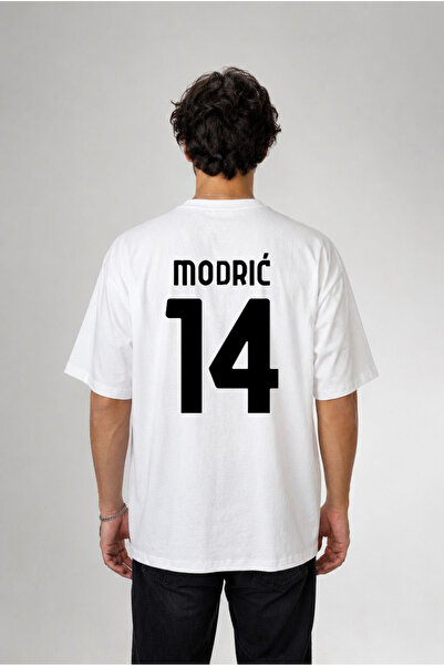 cesita Croatia World Cup Luka Modric Printed Cotton White T-Shirt T-Shirt