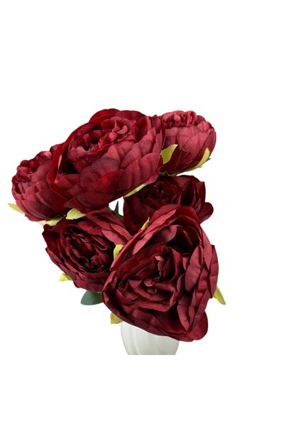 OEM Buchet Artificial 7 Bujori Roșii