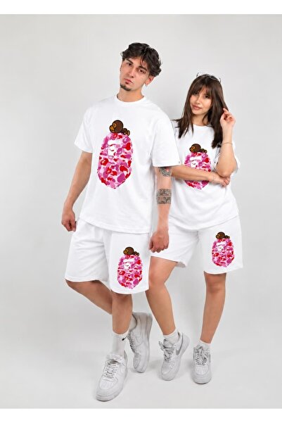 zaee B.P Printed Oversize Shorts Set