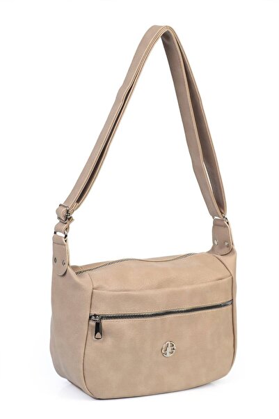 chocolatebag Women's Three Compartment Strap Crossbody Bag Black