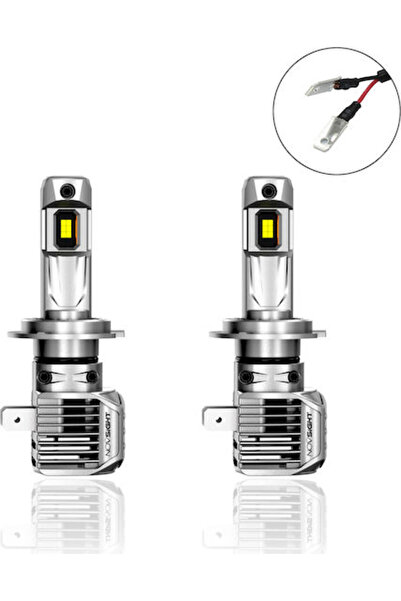 NOVSIGHT Λάμπες Αυτοκινήτου H7 LED 6500K Ψυχρό Λευκό 9-32V 90W 2 τεμάχια