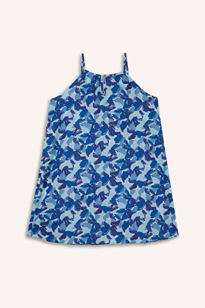 DeFacto Strappy Viscose Dress for Girls E7367A826Hs