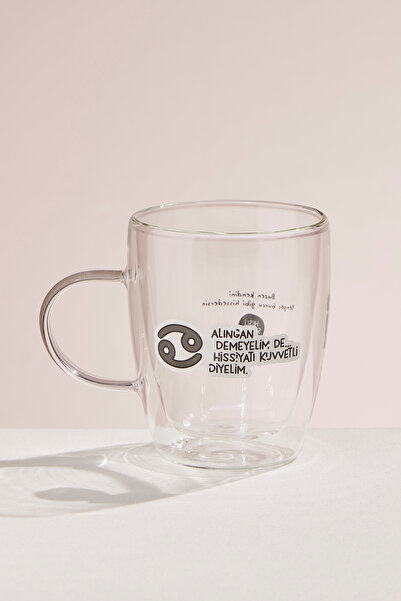 Paşabahçe Hisli Şeyler Cancer Sign Mug, Stylish Design