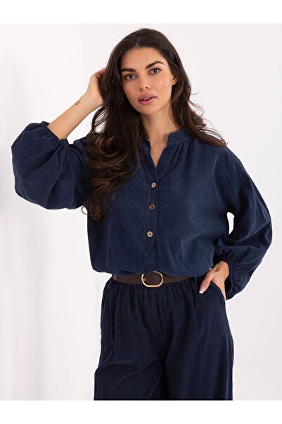 Factory Price Camasa Dama Bleumarin
