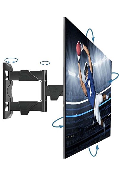 ELTRAZONE Full Motion TV Wall Mount for Most 32 55 Inch Computer Monitors and...