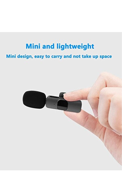 ELTRAZONE Mini Lavalier Microphone Clip-on Omnidirectional Mic Transmitter Re...