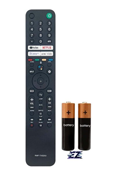 ELTRAZONE RMF-TX520U MG3-TX520U Voice Remote Control for Sony TV KD-43X80J, K...