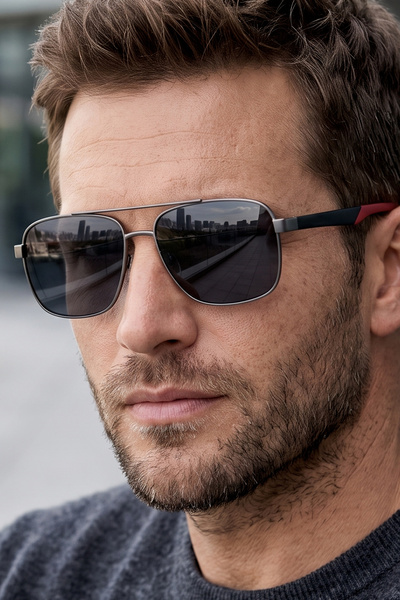 Daniel Klein Polarized - Uv400 Protection Metal Frame Black Color Original Me...