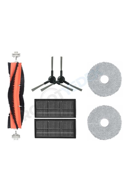 robotyedek Mova E30 Ultra Compatible Brush Hepa Filter Mop Set-7 Pieces