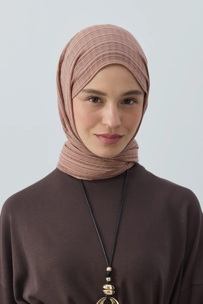 Modakaşmir Misto Cotton Series Shawl Mink