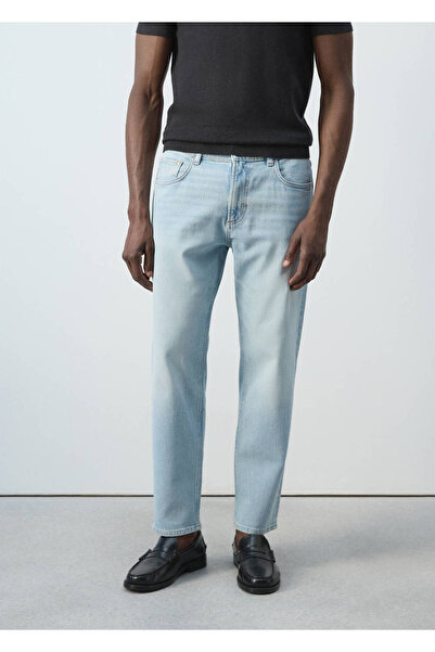 MANGO Man Ben cropped tapered fit jean pantolon