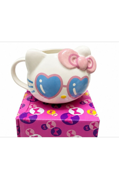 TournesoL Hello Kitty Cup with Glasses 360ml
