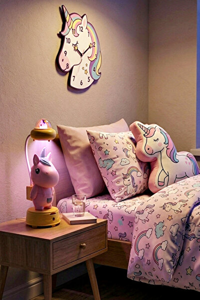 Küp Atölye Unicorn Şarjlı Masaüstü Gece Lambası Çocuk Odası Yatak başı Lamba