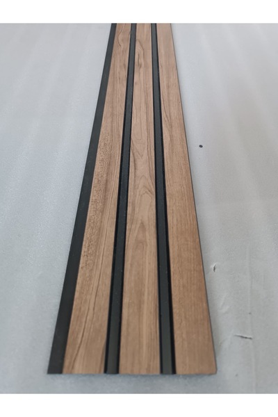 EBK Polimer Duvar Paneli Ahşap Desenli Dekoratif Duvar Kaplama 90 x 12 cm Suy...