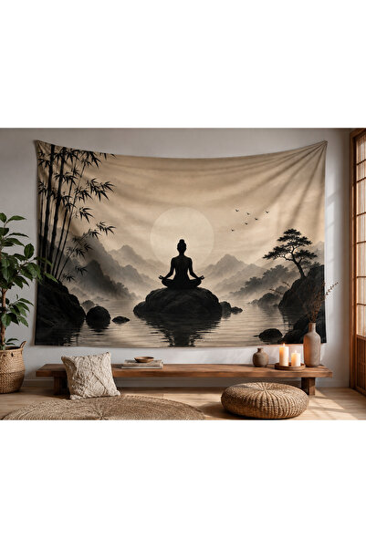 Piloji Bohemian Wall Covering – Meditation Yoga Bedroom Living Room Wall Deco...