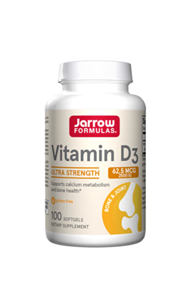 Jarrow Formulas Vitamina D3 2500 UI 100 capsule moi