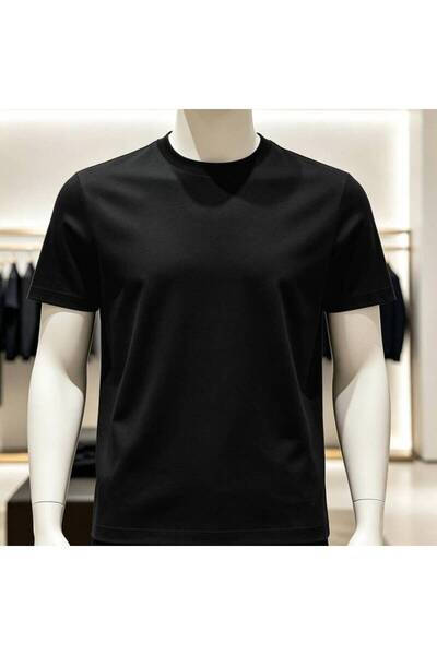 STITCHLY Solid Color Men'S Casual Short Sleeve T-Shirt - Soft Everyday Home A...