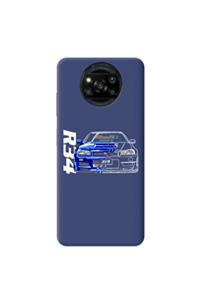 Other Xiaomi Poco X3 /X3 Pro Blue R34 Dark blue Colored Silicone TPU Θήκη