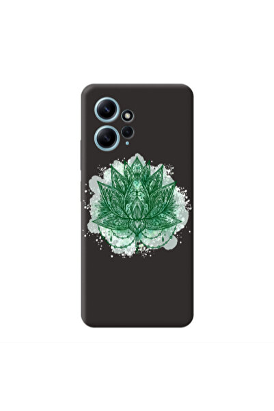 Other Xiaomi Redmi Note 12 4G Witch leaf Black Colored Silicone TPU Θήκη