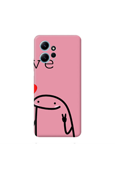 Other Xiaomi Redmi Note 12 4G Love 2 Pink Colored Silicone TPU Θήκη