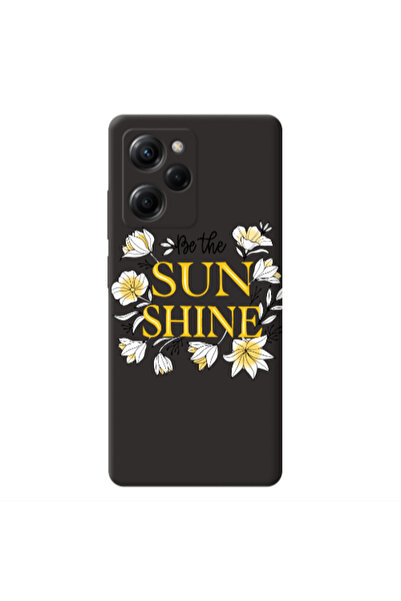 Other Xiaomi Poco X5 Pro Sun Shine Black Colored Silicone TPU Θήκη