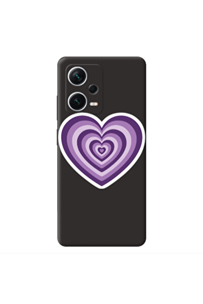 Other Xiaomi Poco X5 My Heart Is Yours 2 Black Colored Silicone TPU Θήκη