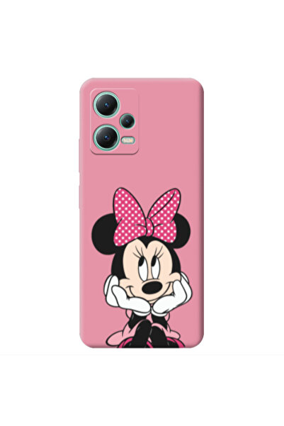 Other Xiaomi Redmi Note 12 Pro 5G Minnie 2 Pink Colored Silicone TPU Θήκη