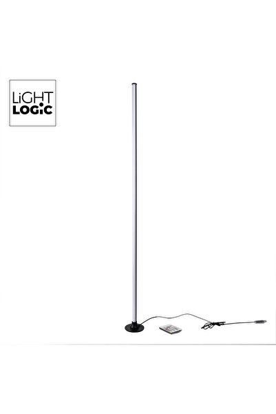 LightLogic Lampadar LED RGB cu telecomandă, 120cm, negru, USB