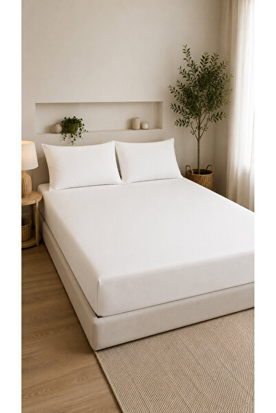 Pamuva Double Elastic Sheet Set with 2 Pillowcases 50X70 |   160X200+30 |   1...