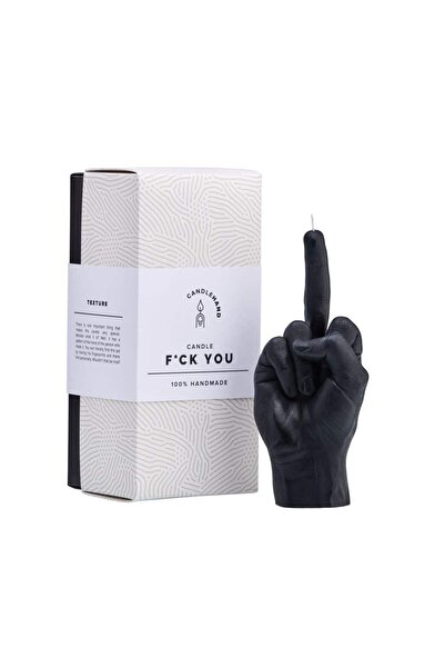 CANDLEHAND Lumânare decorativă „F*ck You”, - neagră