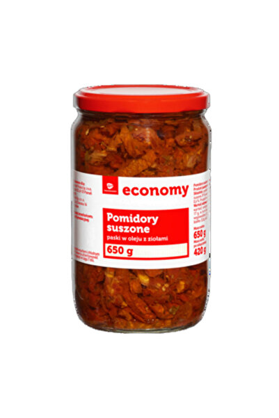 Economy Conserve de rosii uscate in ulei cu ierburi, ECONOMY, 650 g