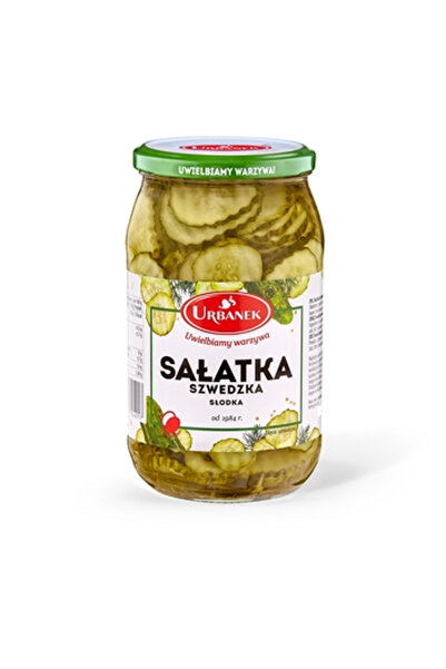 URBANEK Salata suedeza, 850g, castraveti, dulce,