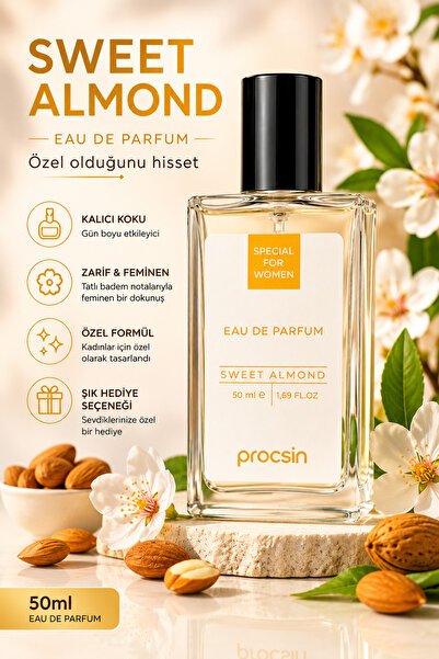 PROCSIN Sweet Almond 50 Ml Kadın Parfüm