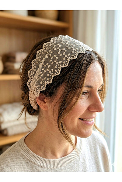 Mufincollection Lace Elastic Hair Band – Vintage Style Stretchy Hair Accessor...
