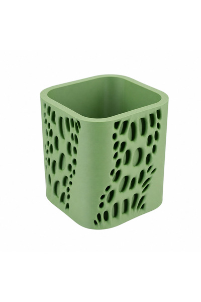 PrintForge Vaza Mist, PrintForge®, printata 3D, 13x13x16 cm, fabricata din PL...