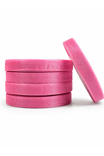 OEM Top Bottom Set of 5 Pink Organza Ribbons 1 cm/45.72 m