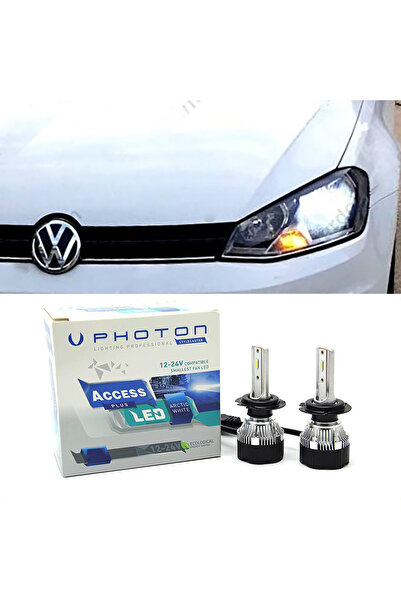 Photon Vw Golf 7 Led Xenon Sis Farı Ampulü H11 Access Yeni Seri Beyaz 2012-2017