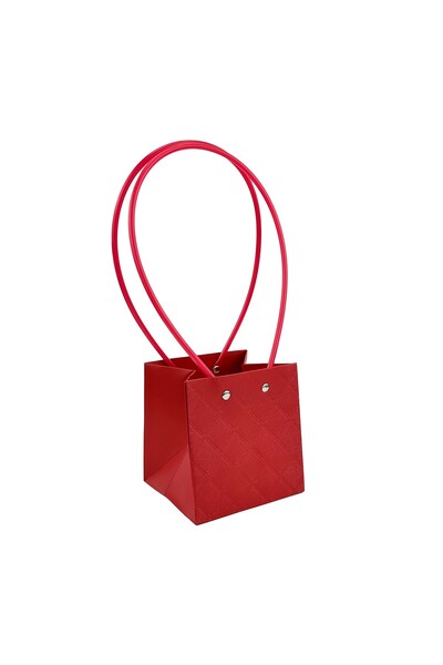 OEM Set 10 Genti Hârtie Burgundia cu Diamante