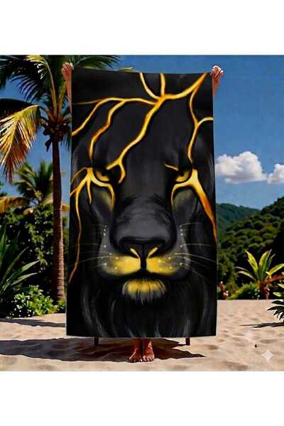 Elmas Dizayn Beach Sport Bath Towel Quick Drying Water Absorbent Sand Resista...