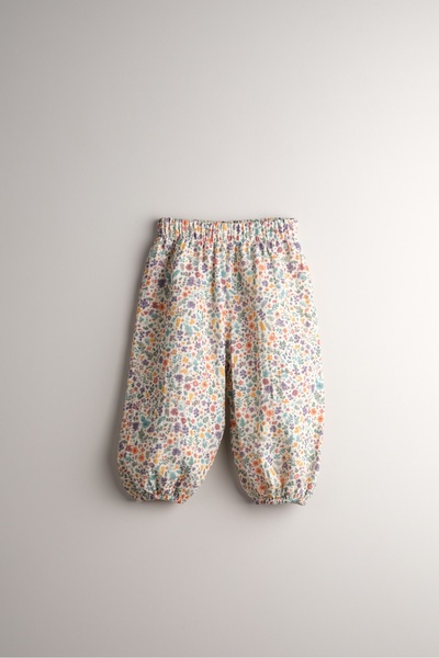 Bondberro 100% Cotton Muslin Fabric Baby Girl and Child Loose Fit Pants
