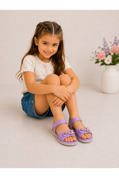 Trendline trend girl's velcro comfort ελαφριά σανδάλια με σόλα