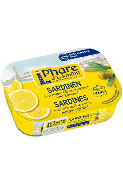 Phare Sardine in ulei bio de masline extravirgin si cu lamaie bio