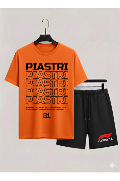 MAGORS Oscar Piastri Printed 100% Cotton Crewneck Children's T-Shirt-Shorts F...