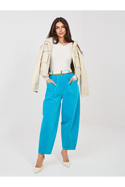 Factory Price Pantaloni Dama Albastru