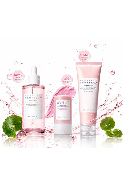 Skin1004 Madagascar Centella Deep Cleansing Foam 125ml + Refreshing & Porous ...