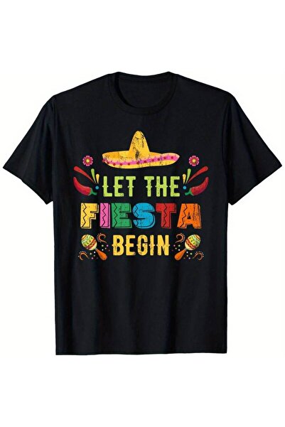 BASEPULSE Let The Fiesta Begin Funny Cinco De Mayo Mexican Vintage Suitable f...