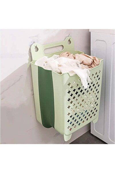 Arabest Extra-Large Foldable Wall-Mounted Laundry Basket,Durable Plastic,Mult...