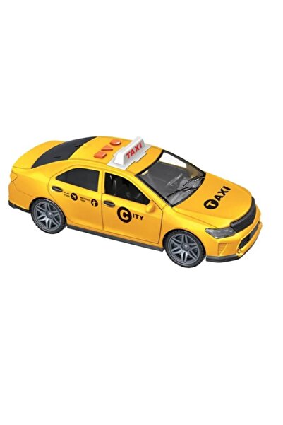 OEM Mașină taxi galbenă cu lumini și sunete